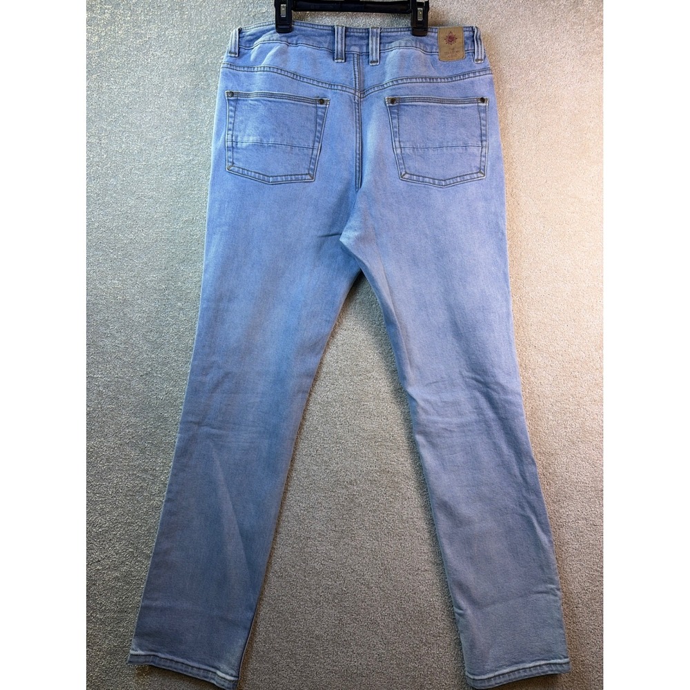 The Territory Ahead Jeans Men 34x34 (Fits 34x33) Blue Classic Fit Stretch Denim - Picture 3 of 10